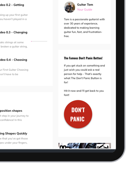 The Don't Panic Button