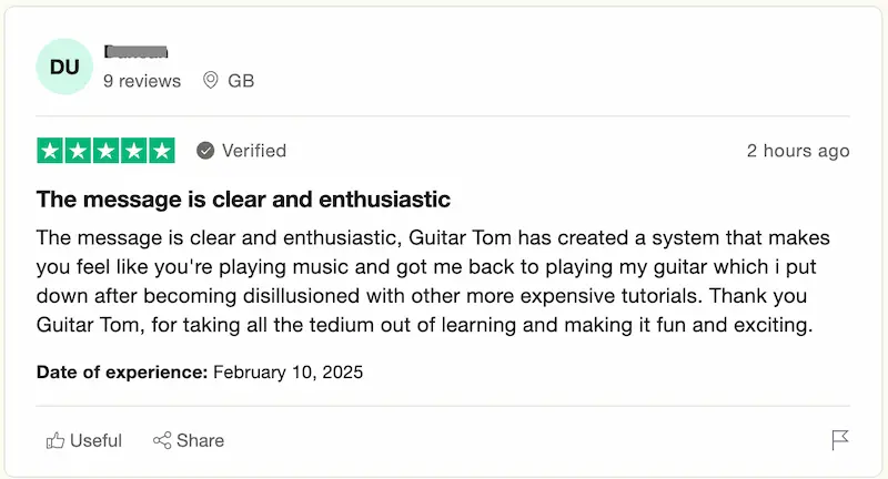 Student testimonial