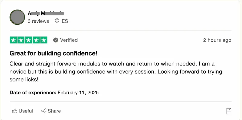 Andy M testimonial